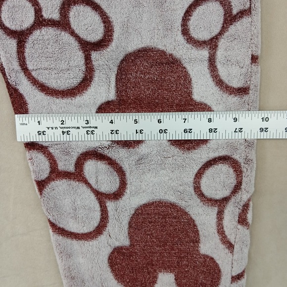Disney Large Womens Pajama Pants Cozy Plush Mickey Minnie Mouse Costco 30x28 - Picture 4 of 12